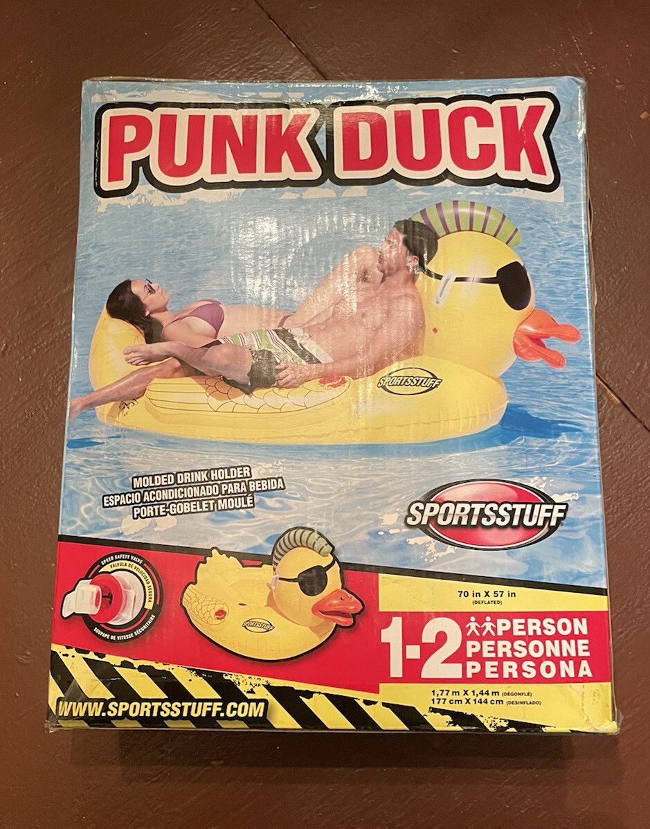 Inflatable Giant Riding Duck Float Swimming Pool Beach Lounge