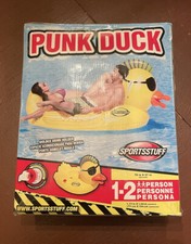 Inflatable Giant Riding Duck Float Swimming Pool Beach Lounge Water Raft