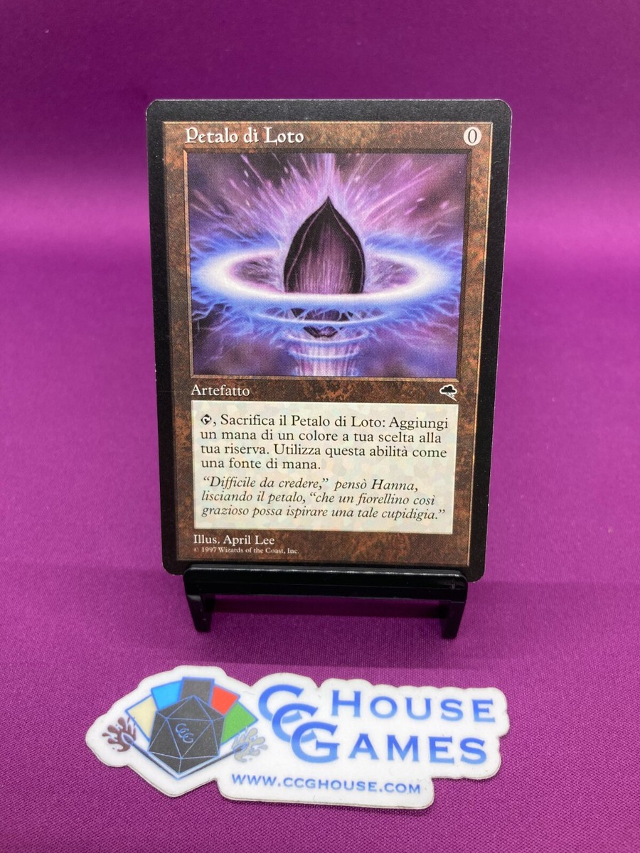 MTG　睡蓮の花びら　Lotus Petal　4枚セット　テンペスト MTG 睡蓮の花びら Lotus Petal 英語版4枚セット テンペストTMP