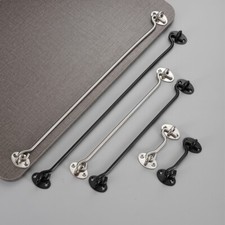 Door Lock Shed Cabin Hook Furniture Window Catch Gate Eye Bolts Catch Holder