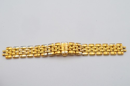 Maurice Lacroix Calypso Femme Bracelet en Acier 14MM Vintage Rare Plaqué Or 2 - Picture 1 of 2