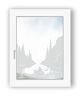 stillvolle Glasdekorfolie Fensterfolie Glastattoo Glasdekor Deko Landschaft Kanu