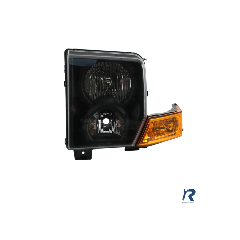 Nuevos faros cristal negro izquierda+derecha aptos para Jeep Commander 2006-2010 Foto 3 de 4