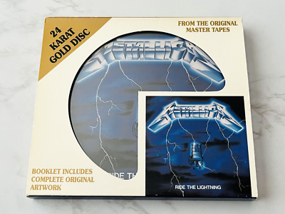 Metallic Ride The Lightning CD 24KT GOLD DISC! Audiophile DCC OMR
