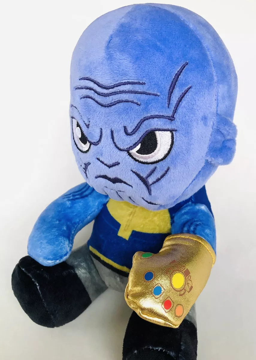 Marvel Avengers Purple Blue Thanos Figure Doll Phunny Stuffed