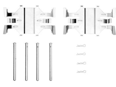 For 2012-2013 Infiniti M35h Brake Hardware Kit Front Dynamic Friction 68198TYVR