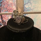 Native Jeweler COIN Silver (.900) & Genuine Amethyst Bracelet — photo 4