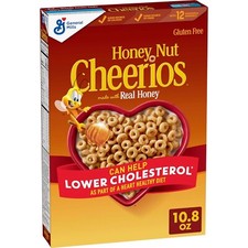 Honey Nut Cheerios Heart Healthy Breakfast Cereal- FREE DELIVERY