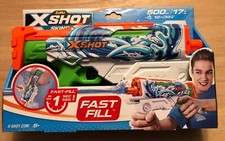 New ZURU X-Shot Water Blaster Toy NIP Fast-Fill Skins Hyperload Waves NIP