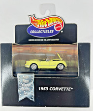 Hot Wheels Collectibles 1953 Corvette Yellow Limited Edition 1998