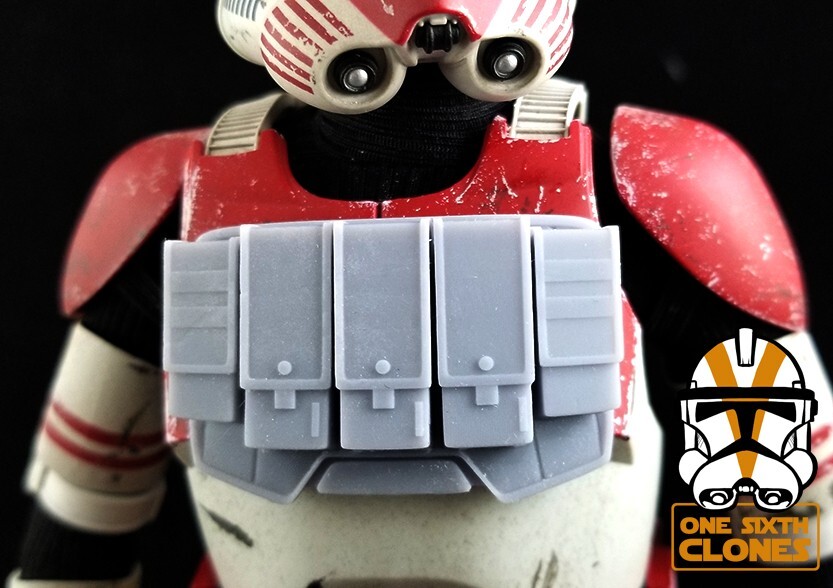 Star Wars 1/6 Clone Howzer Tactical Rifle Harness Kit Custom