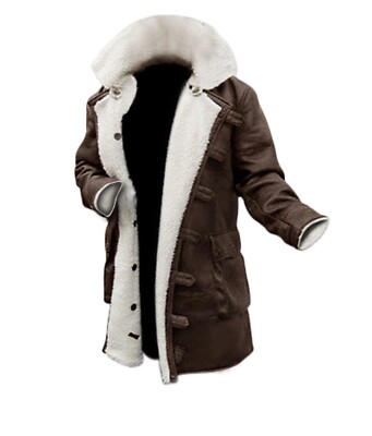 Bane Tom Hardy Coat The Dark Knight Rises Costume Leather Shearling Coat