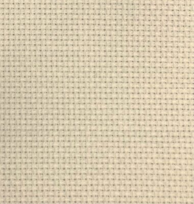Zweigart 16 Count Aida fabric in Ivory cross stitch x stitch 18'' x 21''