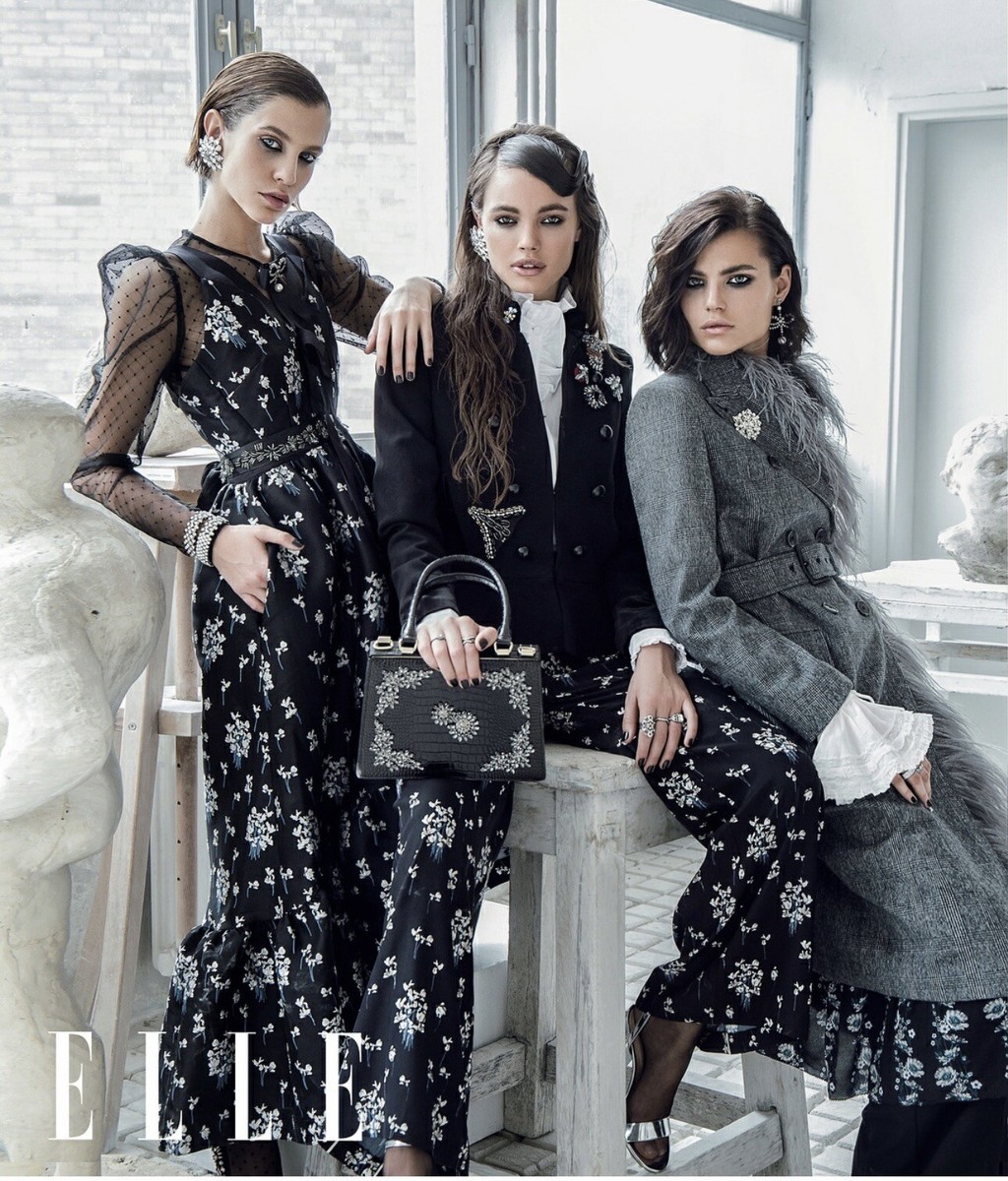 ERDEM X H&M Women's Black Floral Embroidered Jacquard Gown ERDEM X H&M Women's Black Floral Embroidered Jacquard Gown