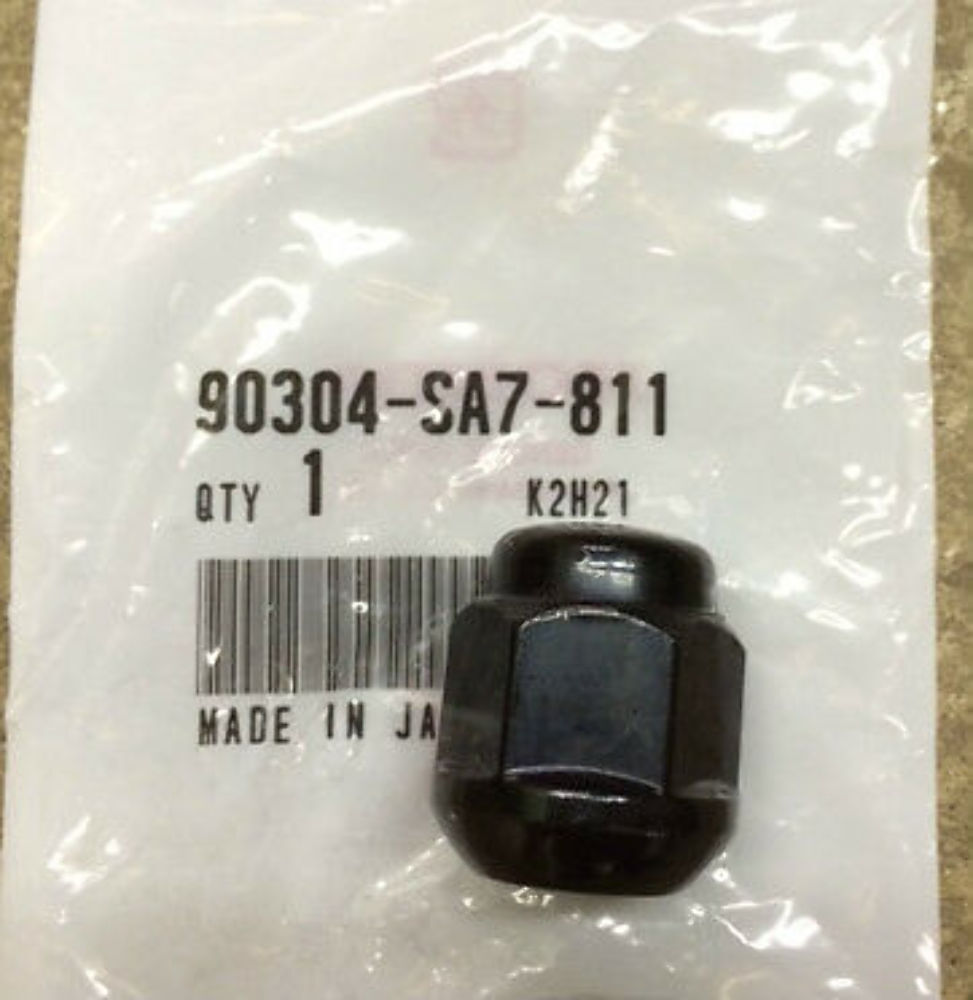 New Genuine Honda Wheel Lug Nut Black OE 90304SA7811 | eBay