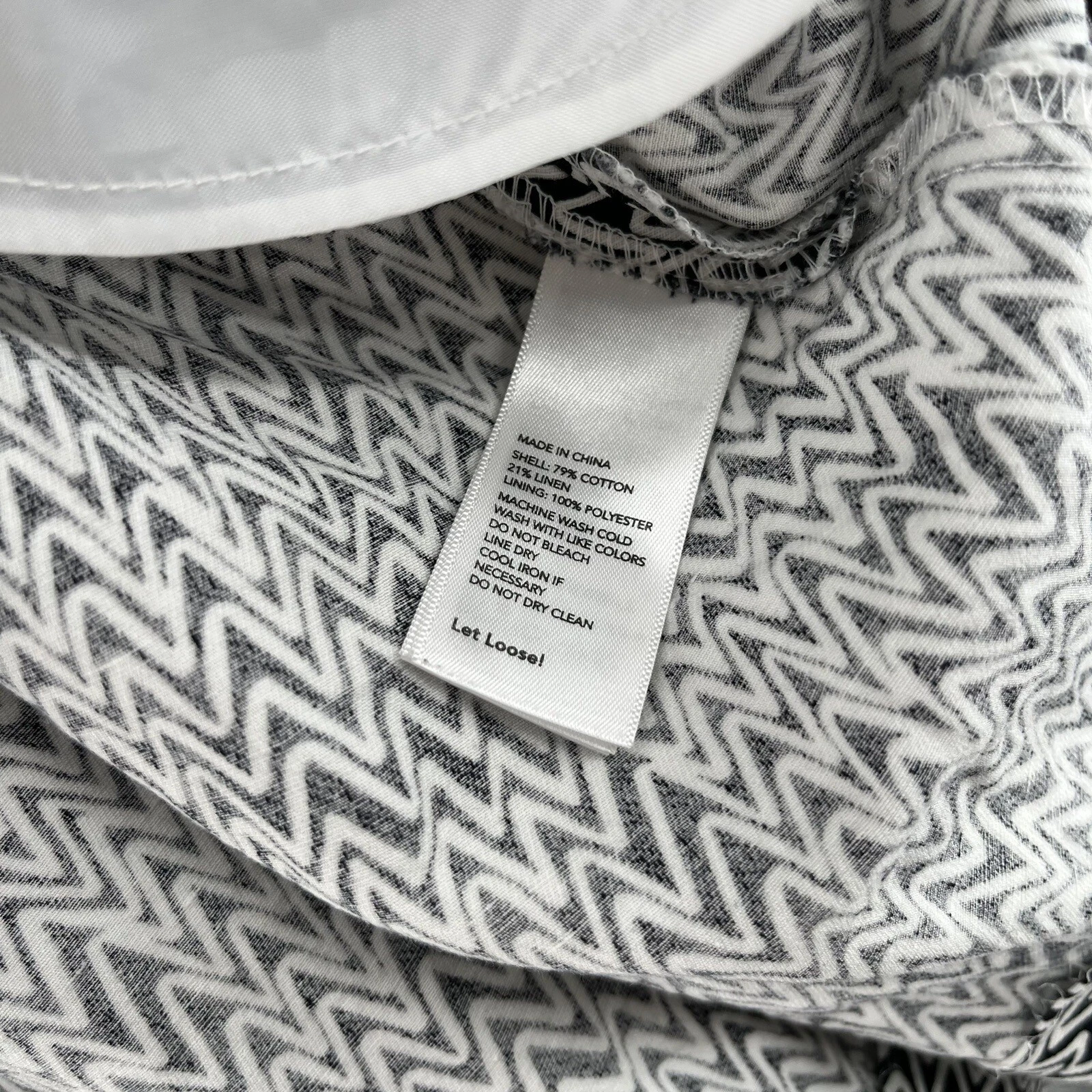 Abito da donna Kate Spade Saturday nero bianco lascia perdere taglia 00