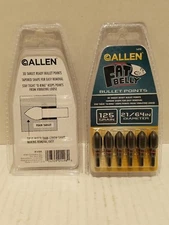 Allen FAT BELLY 3D 125 Grain Bullet Points 21/64 Diameter-1498 - 6 Pack-LOT OF 6