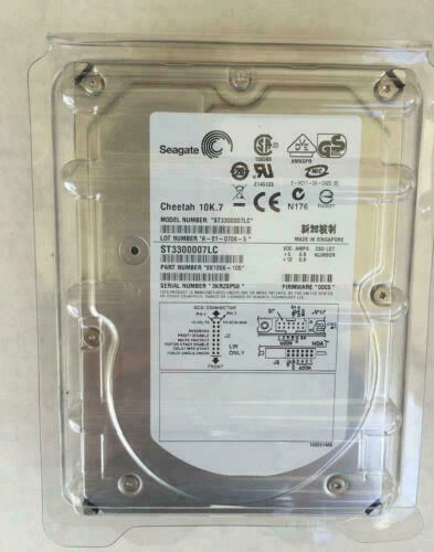Compatible SEAGATE ST3300007LC 300GB 10K U320 SCSI HARD DRIVE HDD - Picture 1 of 2