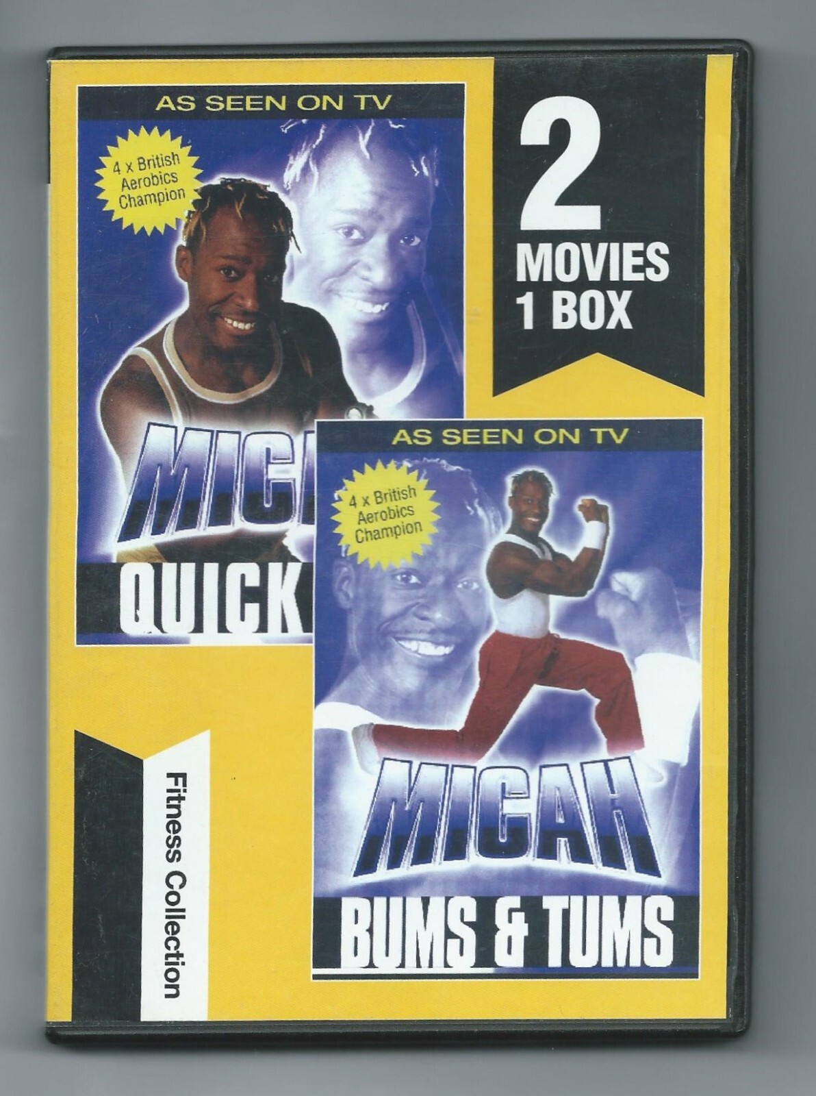 Micah Bums And Tums Quick Fit DVD 2004 Rated E Fitness Exercise 90 Minutes Used