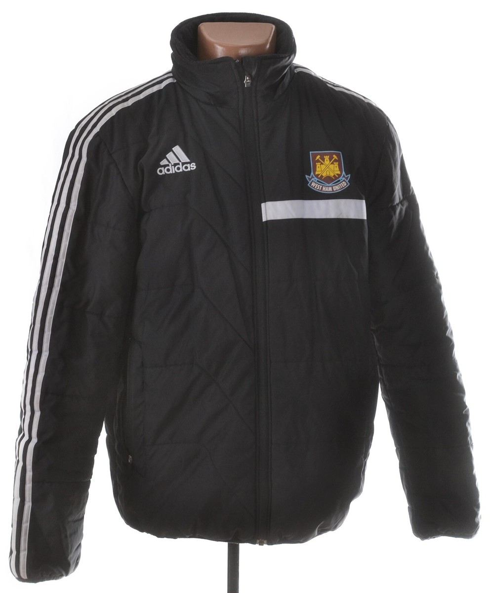 WEST HAM UNITED 2013/2014 FOOTBALL PUFFER JACKET JERSEY ADIDAS