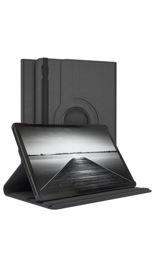 Schutzhülle 360° Tablet Case für Galaxy Tab S9 Smart Kunstleder Schwarz