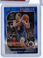 19-20 Premium Hoops Blue Flash Prizm Joe Ingles #188 Utah Jazz ##/50