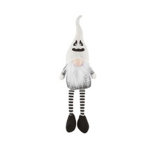 Gnomo Halloween gambemolli 55 cm bianco multicolore