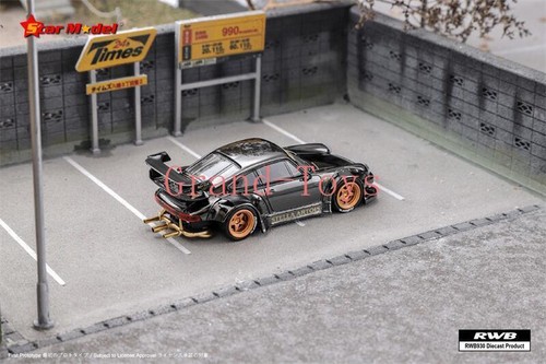 Modellino auto Star Model 1:64 Rauh-Welt RWB930 GT cromato Stella Artois pressofuso - Foto 4 di 9