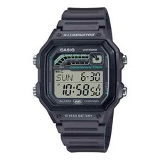 Casio Ws1600h-8av Chronograph Watch World Time Alarm 10 Year Battery New