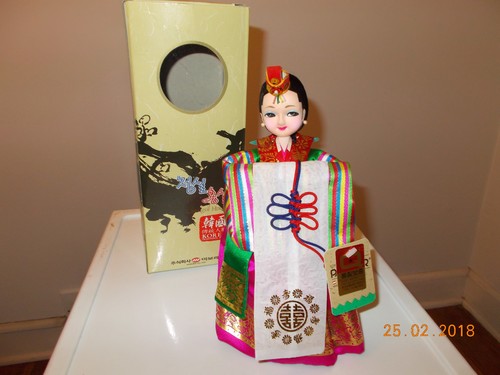 KOREAN TRADITIONAL DOLL IN WEDDING DRESS, MADE IN KOREA BY MIBORA CO., LTD  | eBay