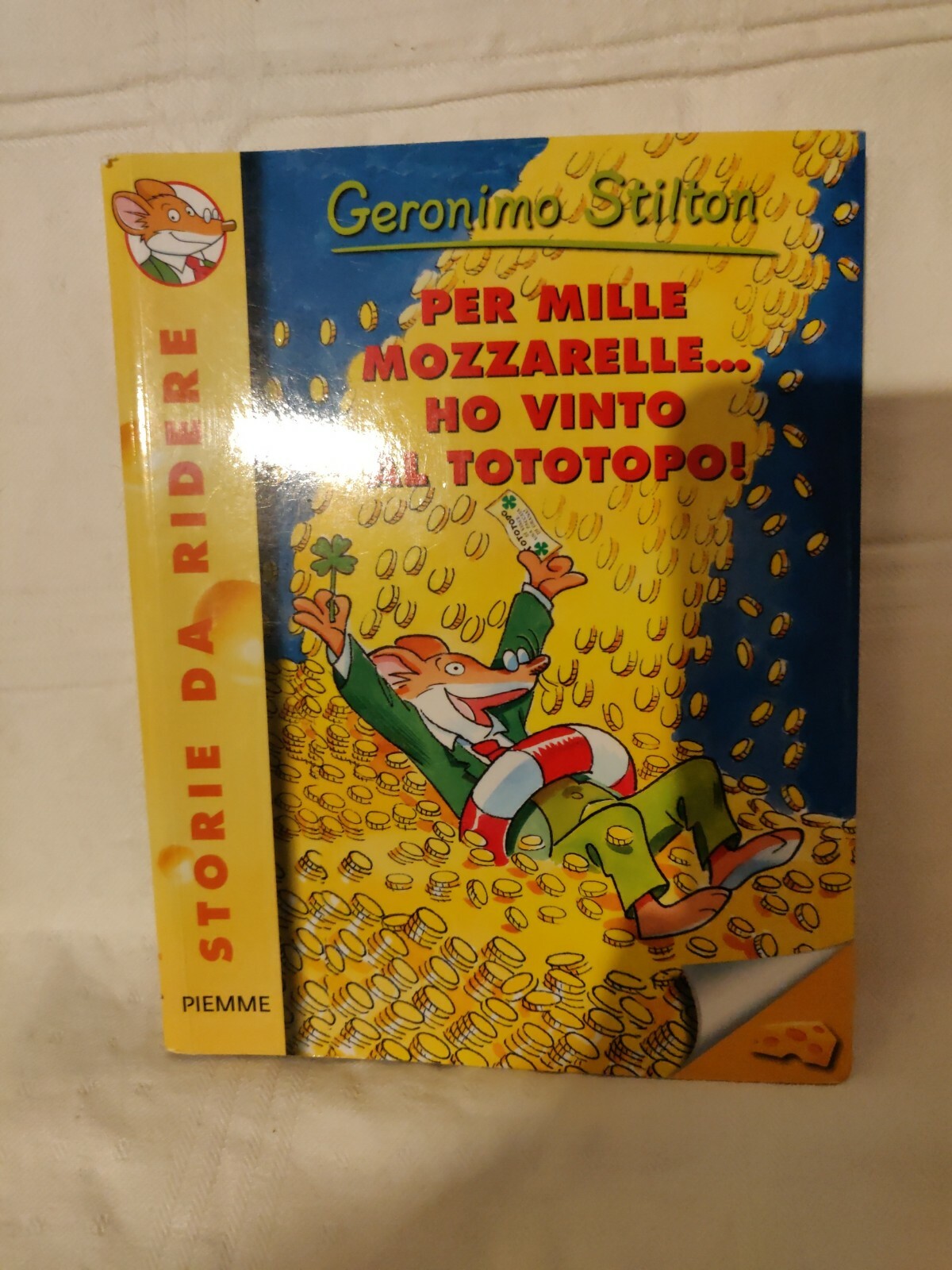 Geronimo Stilton PER MILLE MOZZARELLE...HO VINTO AL TOTOTOPO! Piemme Junior