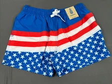 NWT Chubbies The Freedoms Shortie 4” Classic Swim Trunk Medium