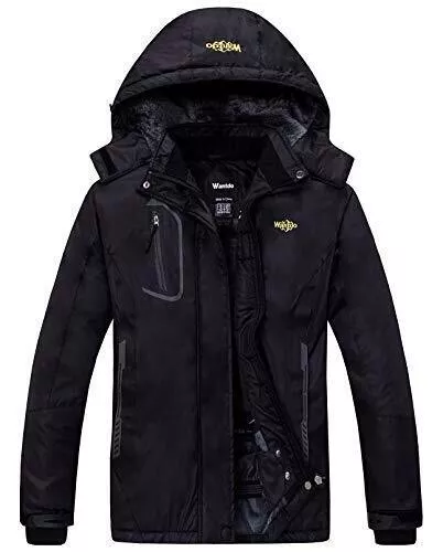 Wantdo Women's Warm Windproof Coat Mountain Ski Jacket Waterproof Windbreaker M