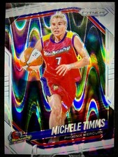 2025 Panini WNBA Prizm - Michele Timms #133 - White Seismic Prizm