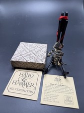 Hand Hammer Silversmiths Sterling Silver Ride a Cock-Horse 1987