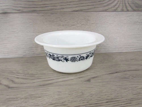 Vintage Pyrex Corelle Old Town Blue Onion Butter Bowl Butter Tub Holder No Lid