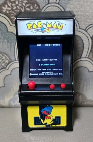 Pac Man Mini Arcade Machine Keychain 2017 Super Impulse Limited Bandai ...