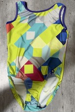 Plum Practicewear Gymnastics Leotard, Multicolor - Adult Large