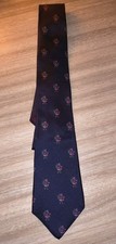 Vintage Mervyn's Silk Necktie Christmas Santa Claus Mens Collection Made In USA