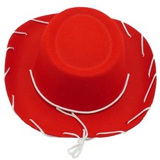 4E's Novelty Child Red Cowgirl Hat for Toddlers  Kids 3-6, for Halloween Inspir