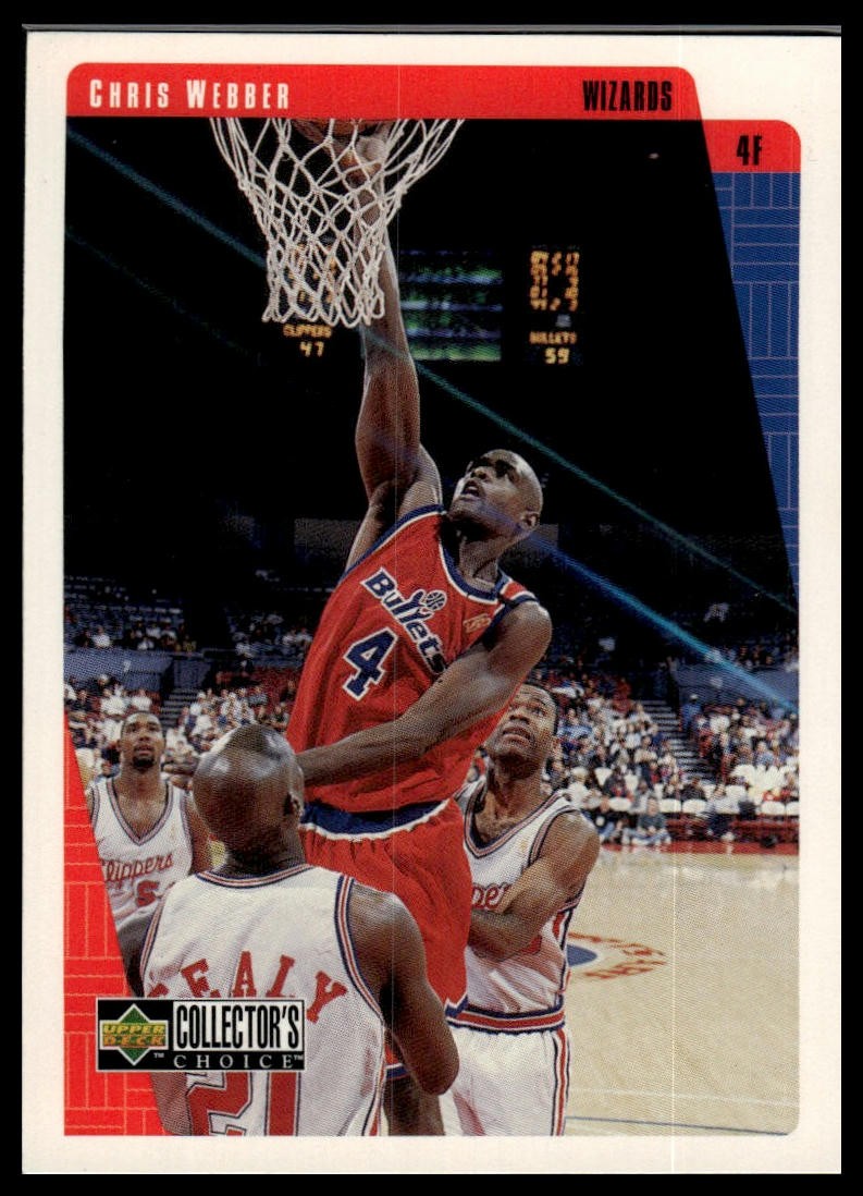 1997-98 Collector's Choice #155 Chris Webber