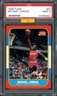 1986 FLEER #57 MICHAEL JORDAN ROOKIE RC PSA 9 MBA GOLD DIAMOND LOOKS GEM MINT!
