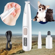 Dog Paw Trimmer Pet Micro Precision Hair Trimmer Set Low Noise Rechargeable