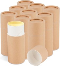 NICENEEDED 10 Pcs 2.1 oz Paperboard Deodorant Tubes, Empty Cardboard Deodorant