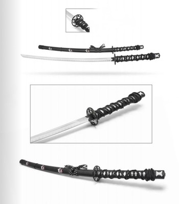 Atsu s Dual Katana Ghost Of Yotei Katana Sword Metal & Sheath 38  Full Size