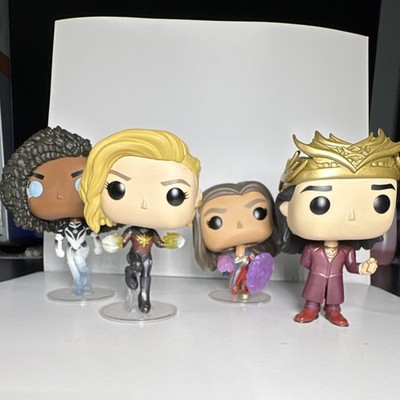 Funko Pop Marvel Vinyl Figure Mixed Lot 4 THE MARVELS Captain Marvel
