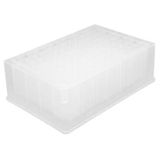  5pcs 2.2ml 96 Well Transparent Deep Plate For Lab Automation - Round Bottom