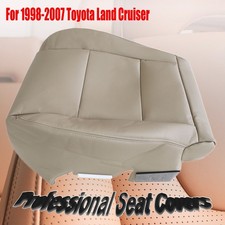New Front Driver Bottom Leather Seat Cover Tan For 1998-2007 Toyota Land Cruiser New Front Driver Bottom Leather Seat Cover Tan For 1998-2007 Toyota Land Cruiser