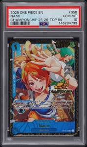 【英語版】ナミ　チャンピオンシップ　プロモ　TOP64 GEMIX10 金 Championship Nami | eBay