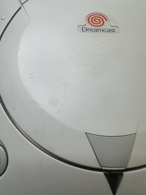 Sega Dreamcast Console W/ Controller & Wires (Tested/Read Description) - White 